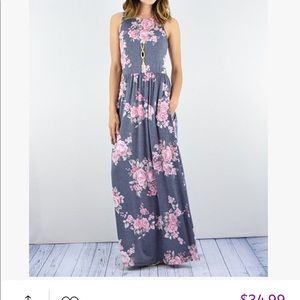 Floral Long Maxi Dress